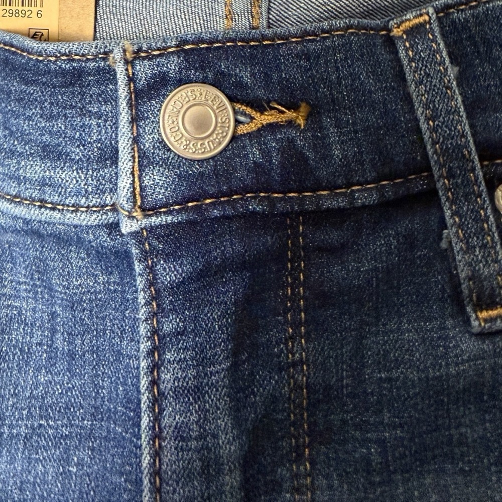 NEW Levis 311 Jeans Women 30 Blue Shaping Skinny Capri Medium Wash Zip Fly Denim - Picture 5 of 10